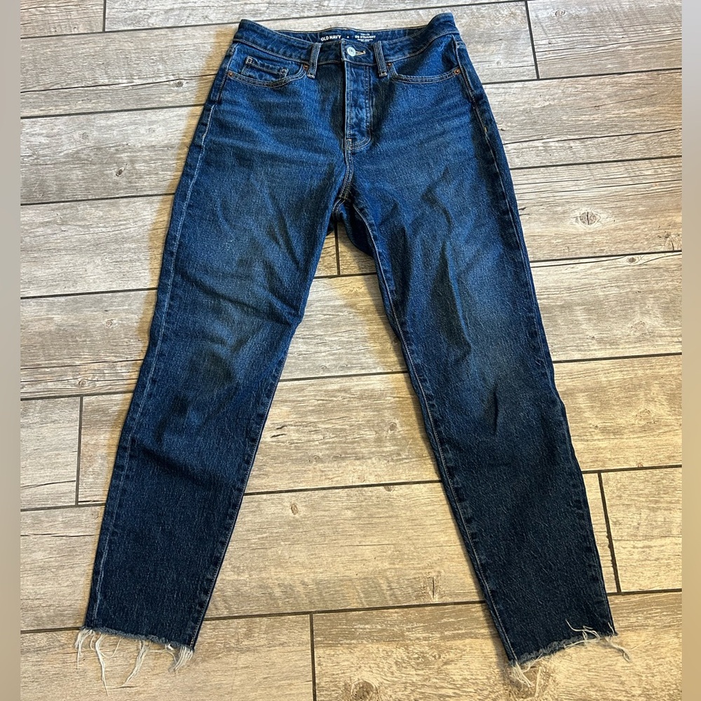 Old Navy Women’s Raw Hem OG Straight Leg Jeans